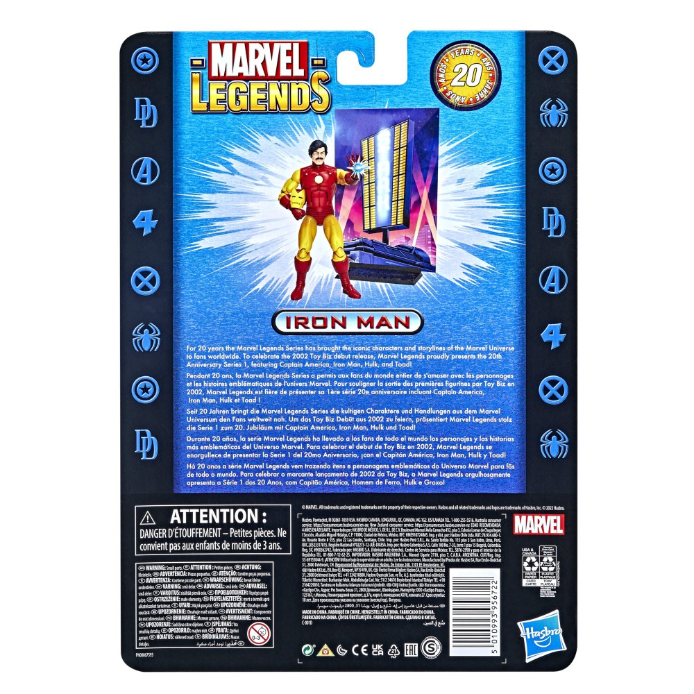 Hasbro Marvel Legends 20th - Figurka 15 cm Iron Man F3463