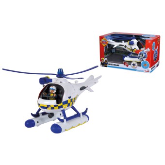 Simba - Strażak Sam Helikopter policyjny + figurka Rose i Radara 9252537