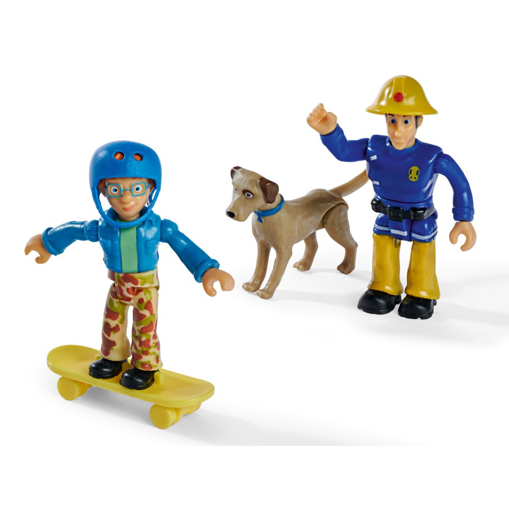 Simba - Strażak Sam 3 Figurki z akcesoriami Norman + Elvis + Nipper 9252515 C