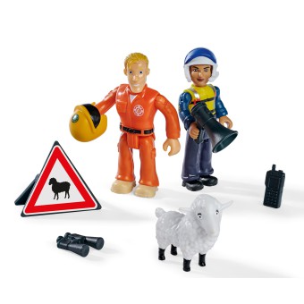 Simba - Strażak Sam 3 Figurki z akcesoriami Rose + Thomas + Wooly 9252515 D