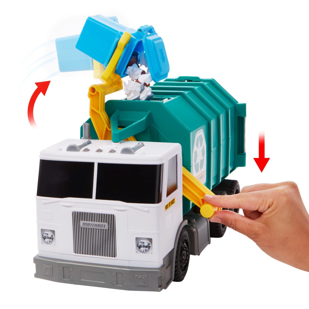 Matchbox - Śmieciarka do recyklingu HHR64