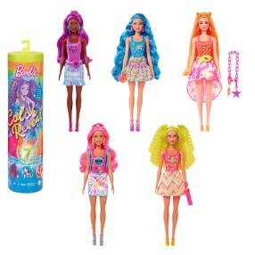 Barbie Color Reveal - Lalka Neon Tie-Dye Niespodzianka HCC67