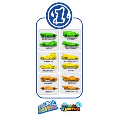 Hot Wheels Color Reveal 2 Pack 164 Scale Vehicles with Surprise Reveal Repe  887961977776