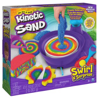 Kinetic Sand - Piasek kinetyczny Zakręcone kolory 20136741