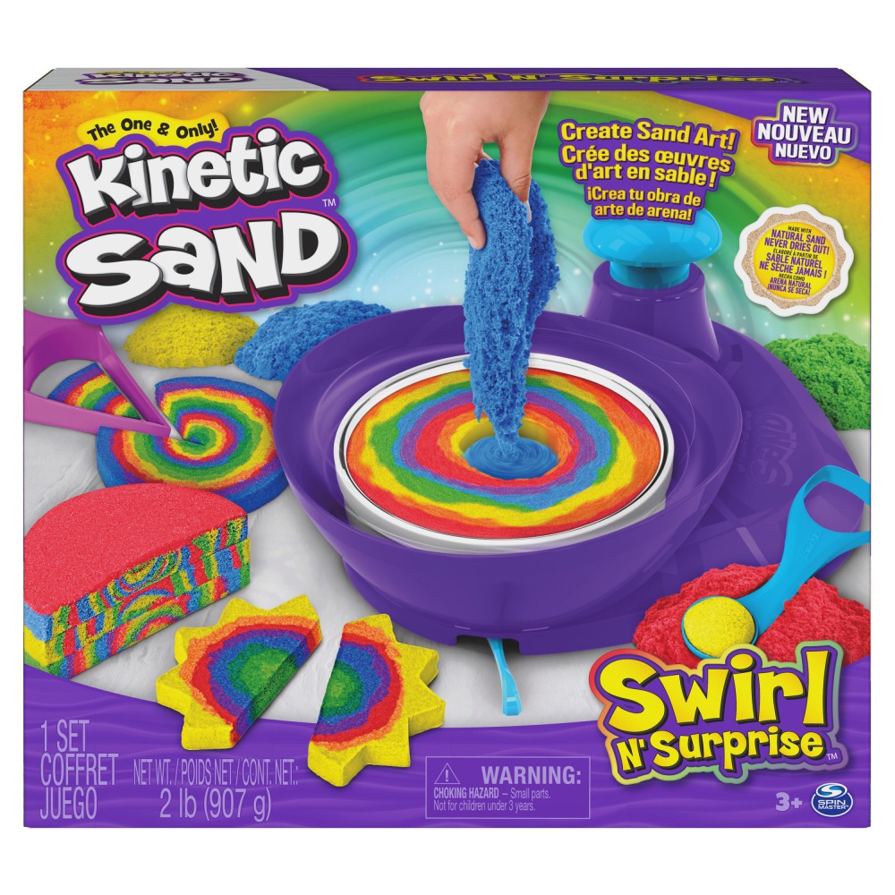 Kinetic Sand - Piasek kinetyczny Zakręcone kolory 20136741