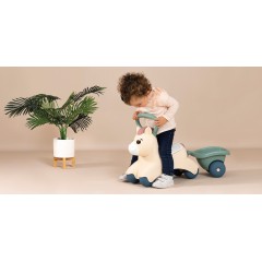 Smoby Little - Pierwszy Jeździk Baby Pony Kucyk z przyczepką  140502