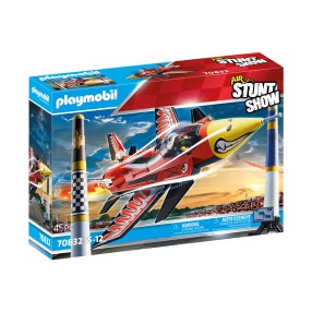 Playmobil - Lotniczy pokaz kaskaderski: Odrzutowiec "Orzeł" 70832X