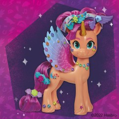 My Little Pony - Kucyk Sunny z modną wstążką + 15 akcesoriów F3873