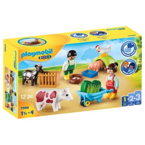 Playmobil - 1.2.3 Małe gospodarstwo rolne 71158