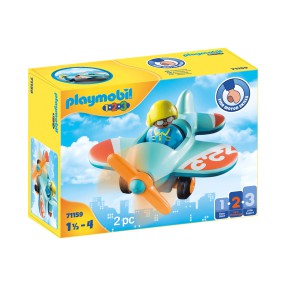 Playmobil - 1.2.3 Samolot 71159