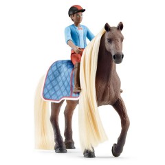 Schleich - Sofia’s Beauties Koń z włosami do stylizacji Zestaw startowy Leo i Rocky 42586