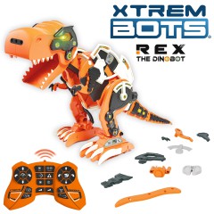 Xtreme Bots - Interaktywny robot dinozaur Rex The Dino Bot 28 cm BOT3803159