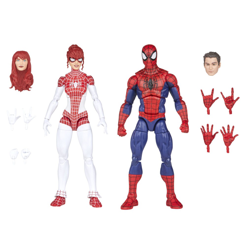 Hasbro Marvel Legends Spider-Man - Figurki Spider-Man and Marvel’s Spinneret F3456