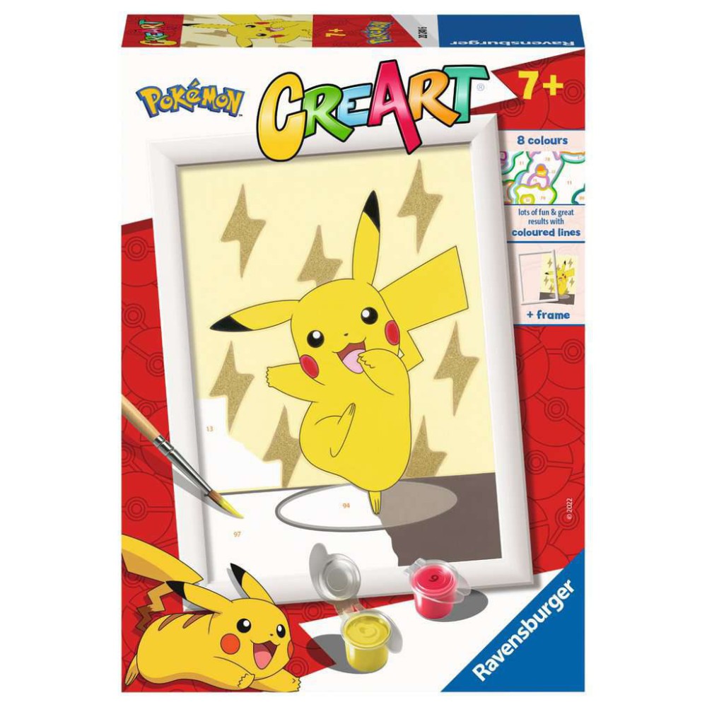 Ravensburger - CreArt Malowanka Pokemon Pikachu 202416