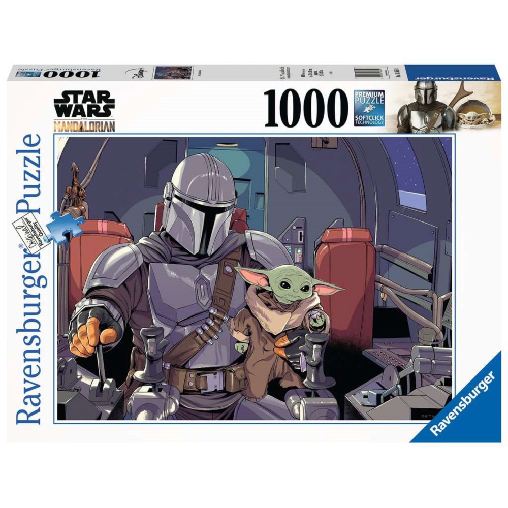 Ravensburger - Puzzle Star Wars: The Mandalorian 1000 elem. 16565