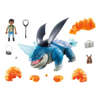 Playmobil - Dragons The Nine Realms smok Kruszka + figurka D'Angelo 71082