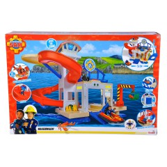 Simba - Strażak Sam Stacja oceaniczna + figurka Jodie + ponton 9252518