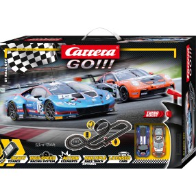 Carrera GO!!! Tor samochodowy 5,3 m GT Race Off + 2 samochody 62550