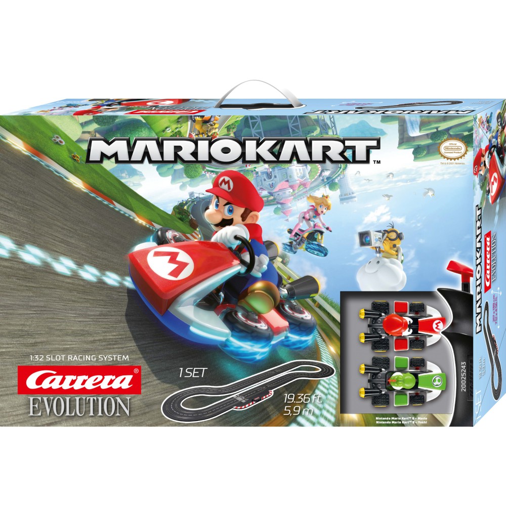 Carrera EVOLUTION Tor wyścigowy Mario Kart 5,9 m + 2 samochody 25243
