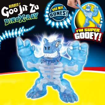 Heroes of Goo Jit Zu - Rozciągliwa figurka DINO XRay Tyro GOJ41187