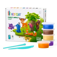 Hey Clay - Masa plastyczna Zwierzęta leśne + akcesoria HCL15022PCS