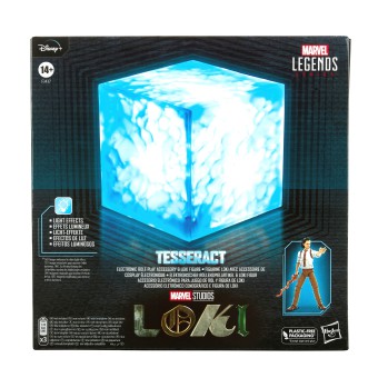 Hasbro Marvel Legends - Tesseract Elektroniczny sześcian z efektami świetlnymi + figurka Loki F3437