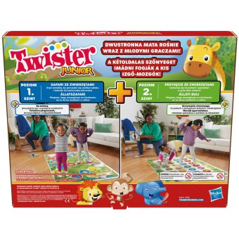 Hasbro - Gra Twister Junior Plansza ze zwierzątkami F7478