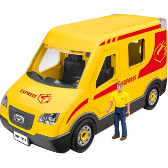 Revell - Junior Kit Samochód dostawczy z figurką Model do składania 00814