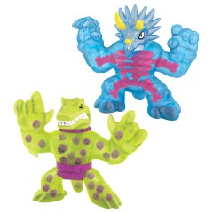 Heroes of Goo Jit Zu - Rozciągliwe figurki DINO XRay Tritops vs Shredz 2pack GOJ41193