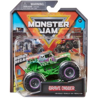 Spin Master Monster Jam - Superterenówka Grave Digger w skali 1:64 20136959