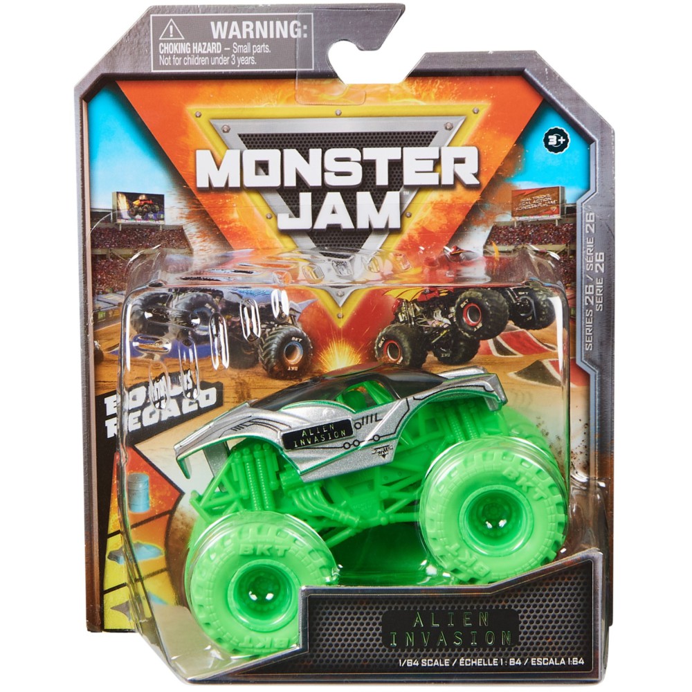 Spin Master Monster Jam - Superterenówka Alien Invasion w skali 1:64 20136957