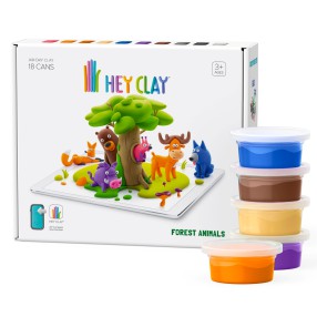 Hey Clay - Masa plastyczna Zwierzęta leśne HCL18011