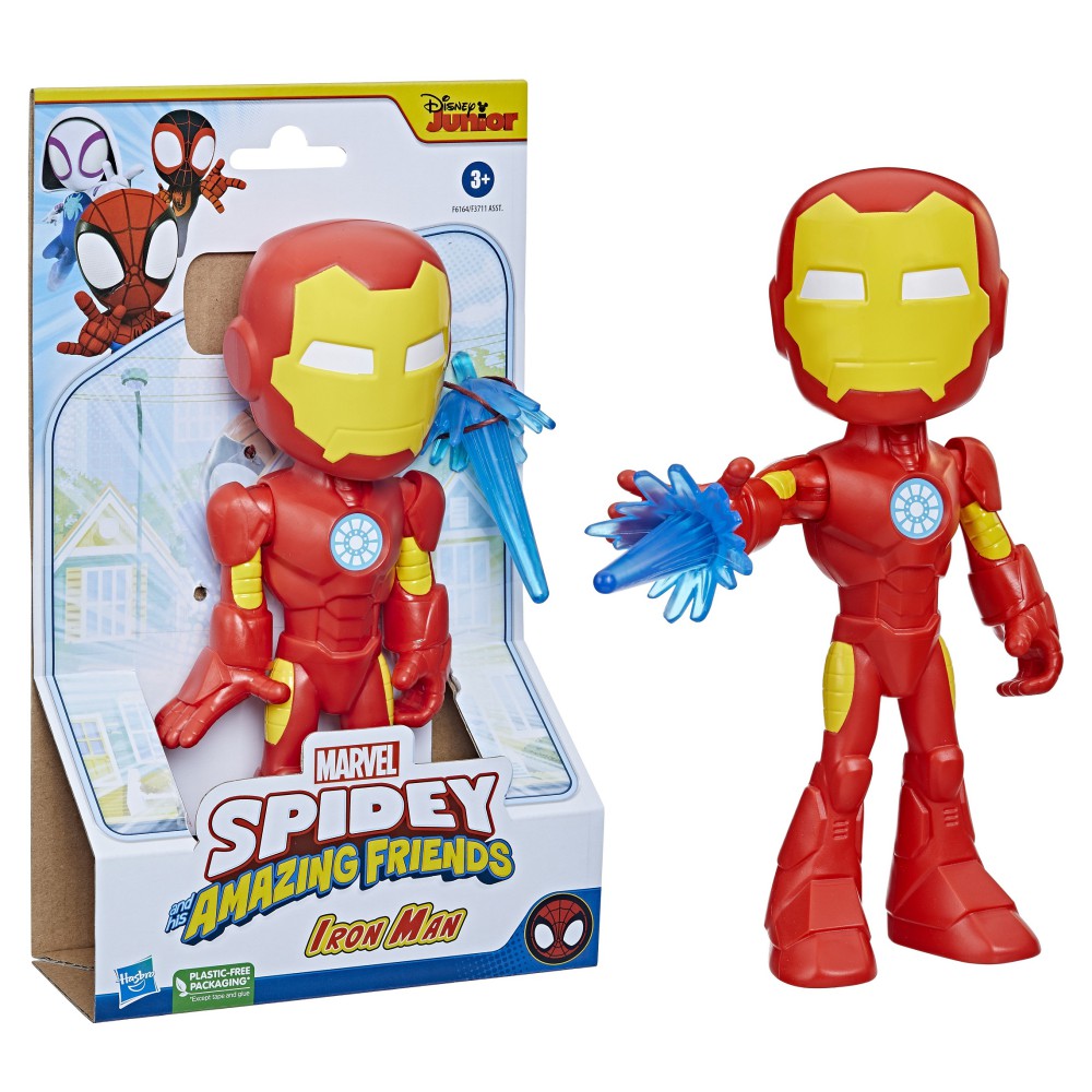 Hasbro Marvel Spidey Amazing Friends - Figurka 23 cm Mega Iron Man F6164