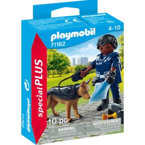 Playmobil - Policjant z psem tropiącym 71162X