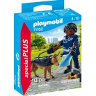 Playmobil - Policjant z psem tropiącym 71162