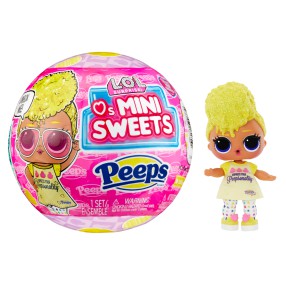 L.O.L. SURPRISE - Laleczka LOL Tough Chick w kuli niespodziance Loves Mini Sweets Peeps 590774