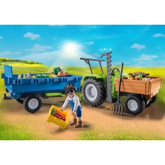 Playmobil - Country Traktor z przyczepą 71249