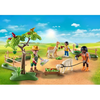 Playmobil - Country Wędrówka z alpakami 71251