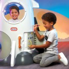 Little Tikes - Rakieta małego kosmonauty Zabawka ze światłem i dźwiękiem Interaktywna konsola 662720