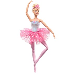 Barbie Dreamtopia - Barbie Baletnica Magiczne światełka Lalka Blondynka HLC25