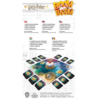 Trefl - Boom Boom Harry Potter Towarzyska gra karciana 02199