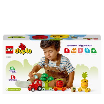 LEGO DUPLO My First - Traktor z warzywami i owocami 10982