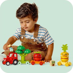 LEGO DUPLO My First - Traktor z warzywami i owocami 10982