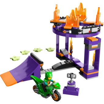 LEGO City Stuntz - Wyzwanie kaskaderskie – rampa z kołem do przeskakiwania 60359