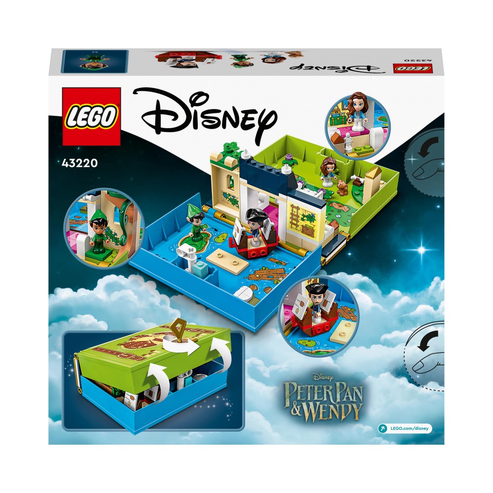 LEGO Disney - Książka z przygodami Piotrusia Pana i Wendy 43220