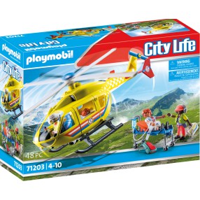 Playmobil - City Life Helikopter ratunkowy 71203
