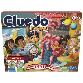 Hasbro - Gra Cluedo Junior Plus 2w1 F6419