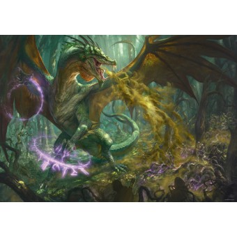 Trefl - Puzzle UFT Green Dragon Dungeons & Dragons 1000 elem. 10758X