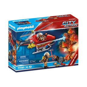 Playmobil - City Action Helikopter strażacki 71195
