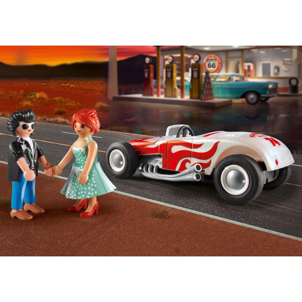 Playmobil - City Life Hot Rod Samochód + 2 figurki 71078